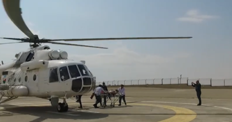 Laçında yol qəzası: Yaralılar helikopterlə Bakıya gətirildi – VİDEO