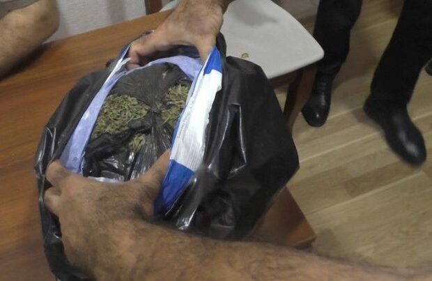 Şəmkir sakinindən iki kiloqram narkotik götürüldü – FOTO