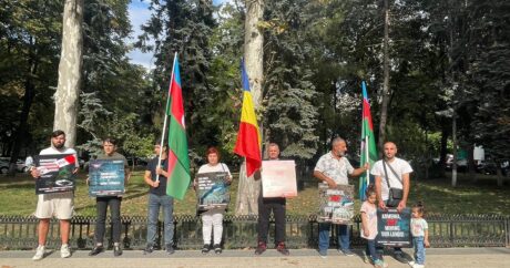 Moldova azərbaycanlıları BMT-nin Kişinyovdakı nümayəndəliyi qarşısında aksiya keçirdi