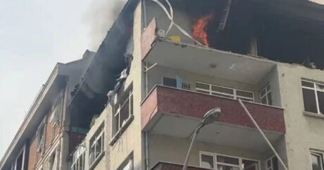 İstanbulda binada partlayış baş verdi – VİDEO