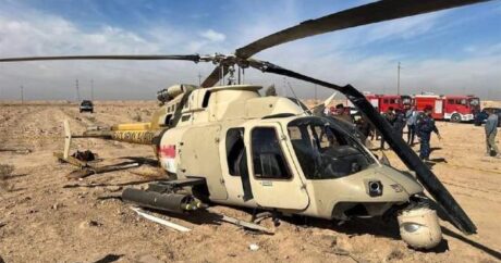 İraqda hərbi helikopter qəzaya uğradı