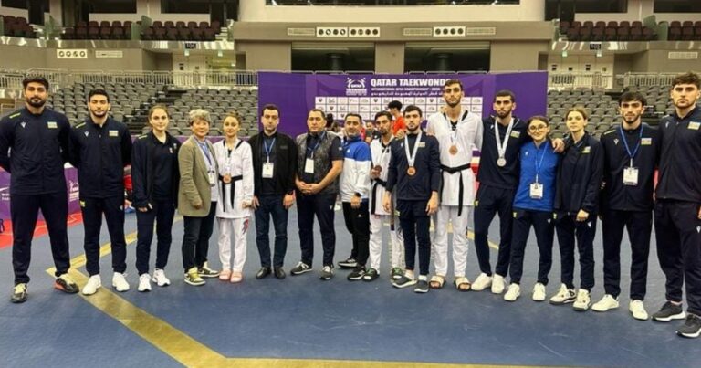 Taekvondoçularımız Qətər açıq çempionatında 5 medal qazandılar