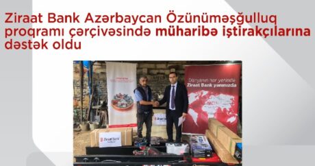 “Ziraat Bank Azərbaycan” müharibə iştirakçılarına DƏSTƏK OLDU