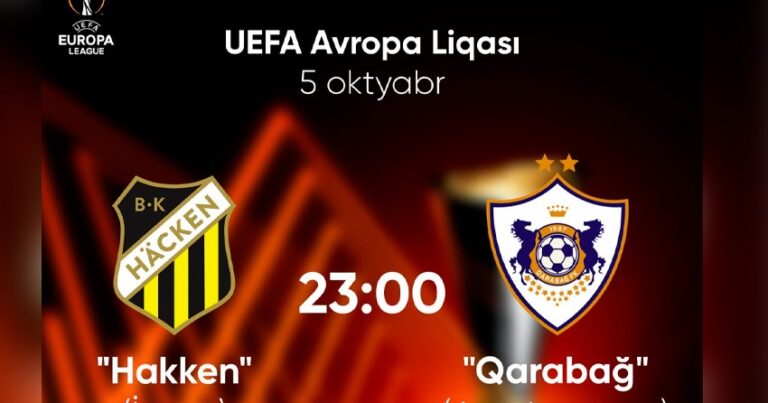 “Hakken” və “Qarabağ”ın start heyətləri bəlli oldu