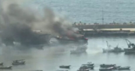 İsrail ordusu Qəzza zolağında limanları bombaladı – VİDEO