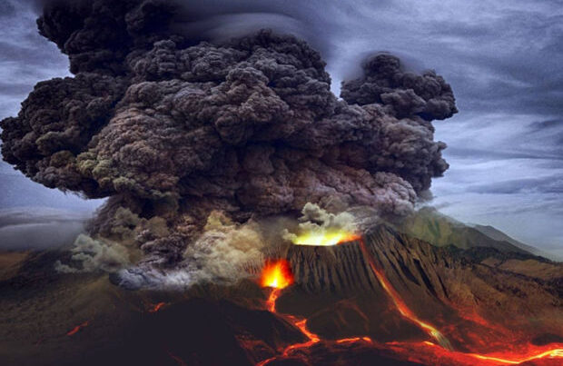 Kamçatkada Bezimyannı vulkanı püskürdü – VİDEO