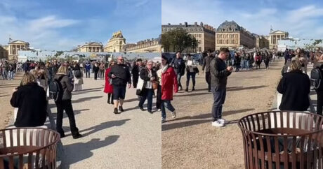 Parisdə şübhəli zəng: Versal sarayı təxliyə edildi – FOTO/VİDEO