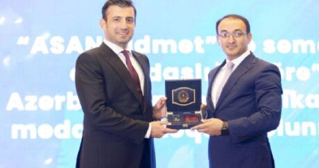 Səlcuq Bayraktara Azərbaycanda medal verildi
