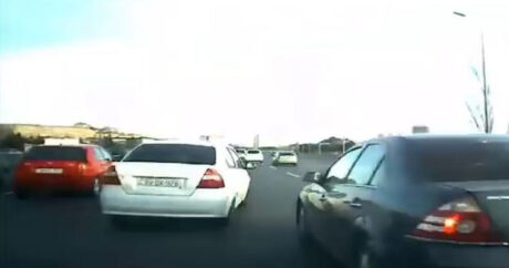 Qəza törədib qaçan sürücü saxlanıldı – VİDEO