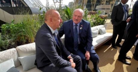 Prezident Lukaşenko ilə görüşdü