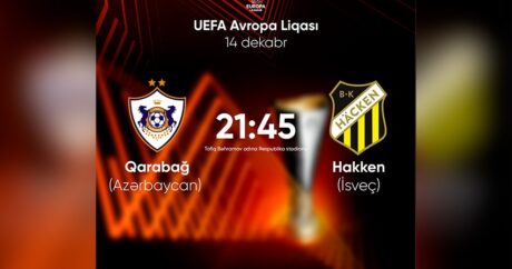 “Qarabağ”la “Hakken” klubunun start heyətləri açıqlandı