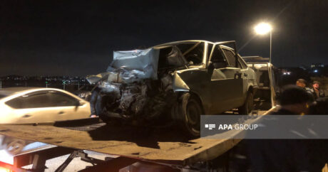 İki avtomobil toqquşdu: sürücü öldü