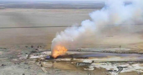 Qazaxıstanda neft yatağında altı ay öncə başlayan yanğın söndürüldü – FOTO