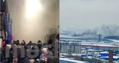 Moskvada azərbaycanlı iş adamlarına məxsus bazarda baş verən yanğın lokallaşdırıldı – YENİLƏNDİ/VİDEO