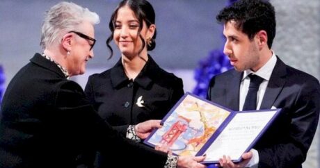 Azərbaycanlının Nobel mükafatı övladlarına təqdim edildi