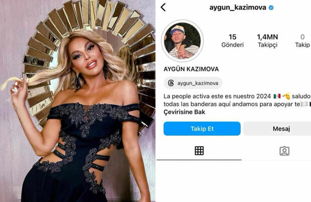 “Instagram” hesabı oğurlanmışdı: Aygün Kazımovadan 10 min avro istədilər – FOTO