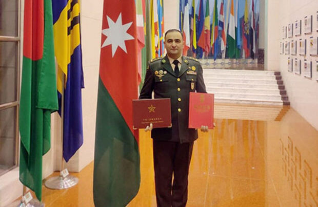 Azərbaycanlı polkovnik-leytenant Çində uğur qazandı