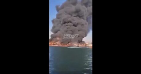 İranda GÜCLÜ PARTLAYIŞ: 16 gəmi məhv edildi – VİDEO