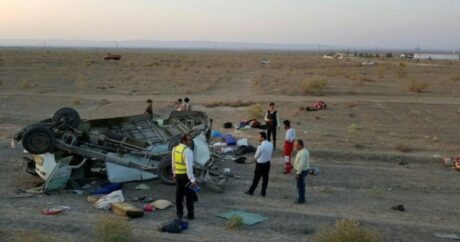 İranda sərnişin avtobusu aşdı: 7 nəfər öldü