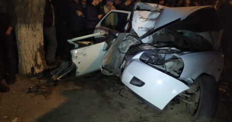 Avtomobil ağaca çırpıldı: Ölənlər və yaralananlar var – YENİLƏNDİ / FOTO