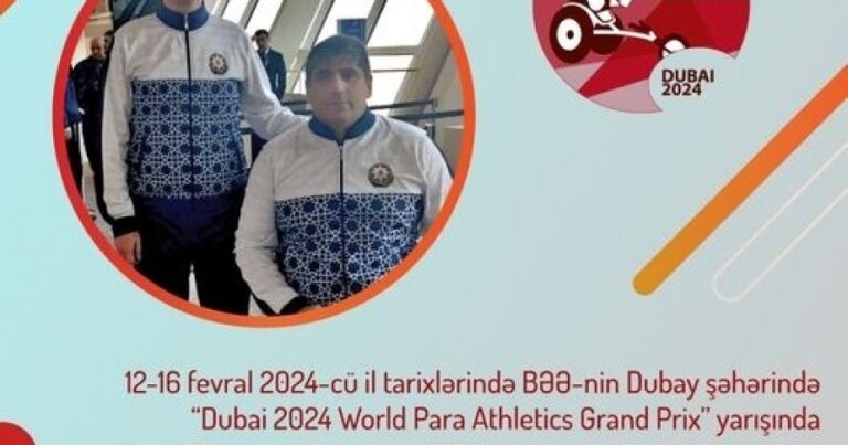 Azərbaycan paraatleti beynəlxalq turnirdə iştirak edəcək