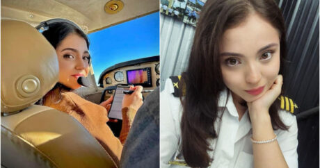 Azərbaycanlı qız ABŞ-də pilot oldu – FOTO