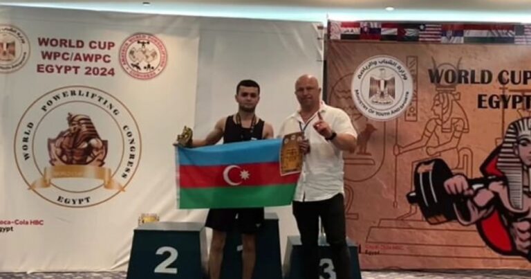 İdmançımız Dünya Kubokunda qızıl medal qazandı