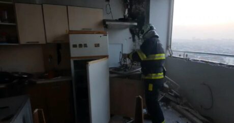 Masazırda binanın 13-cü mərtəbəsində partlayış oldu – FOTO / VİDEO