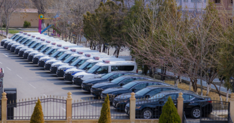 Naxçıvan polisinə 20 yeni xidməti avtomobil verildi
