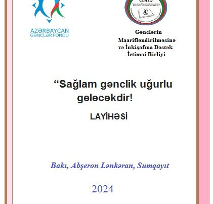 Alkoqolizm, siqaret və narkomaniyanı özündə əks etdirən layihənin icrasına başlanılıb