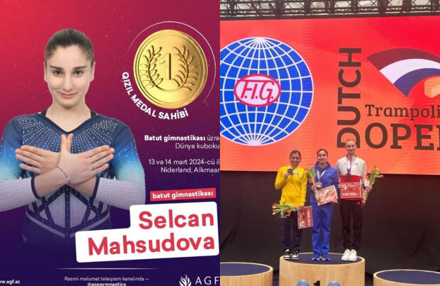 Azərbaycan gimnastı Dünya Kubokunda qızıl medal qazanıb