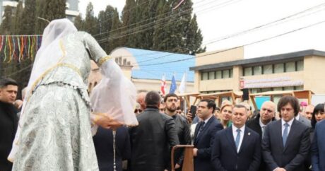 Gürcüstanın Baş naziri Marneulidə Novruz Bayramı şənliyində iştirak etdi