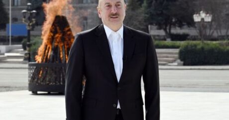Prezident: “Dördüncü dəfədir ki, bayram tonqalını azad edilmiş Qarabağda qalayıram”