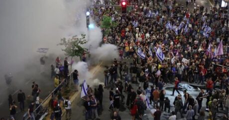 İsraildə küçələr qarışdı: Polislə nümayişçilər arasında TOQQUŞMA – Hökumətin istefası tələb edilir