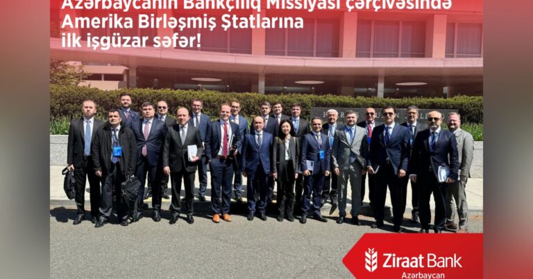 Ziraat Bank Azərbaycan ölkəmizin bankçılıq missiyasının ABŞ-yə ilk geniş işgüzar səfərində iştirak edib – FOTO