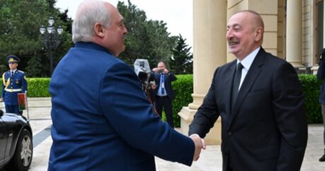 İlham Əliyev və Lukaşenko Şuşada