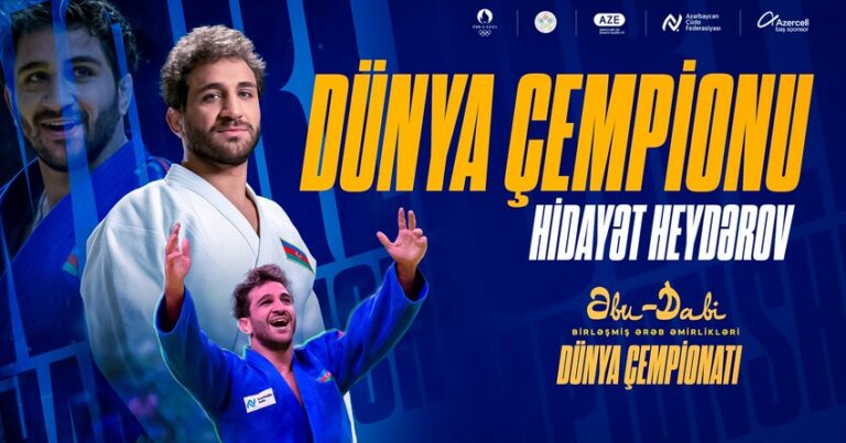 Azərbaycan cüdoçusu dünya çempionatının qalibi oldu