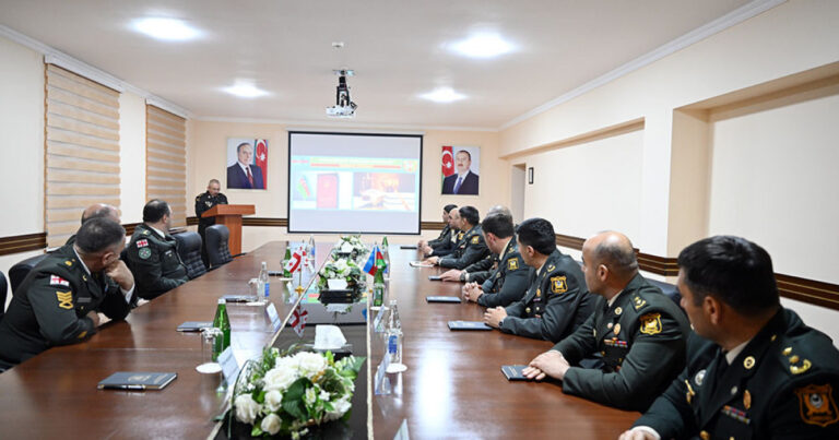 Gürcüstanın Hərbi Polis Departamentinin rəisi Azərbaycana gəldi