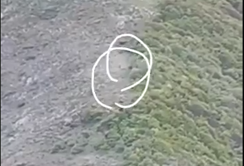 Dron görüntülərində ŞOK DETAL: Naməlum adam… – VİDEO
