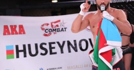 Azərbaycanlı MMA döyüşçüsü ABŞ-da çempionluq kəməri qazandı