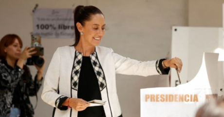 Meksikada ilk qadın dövlət başçısı seçildi