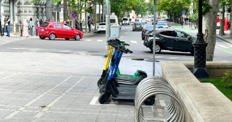 Bakıda velosipedlər üçün parklanma məntəqələri quraşdırıldı