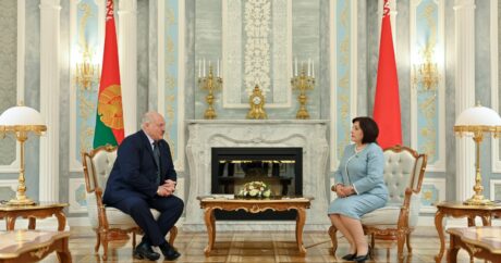 Sahibə Qafarova Aleksandr Lukaşenko ilə görüşdü – FOTO