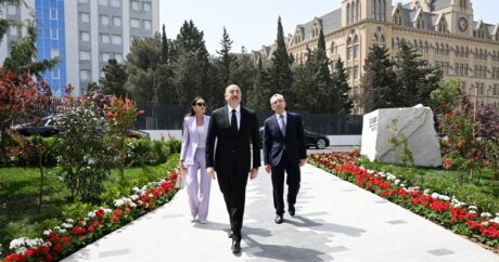 İlham Əliyev və Mehriban Əliyeva Bakıda Botanika İnstitutunun yeni binasının açılışında – FOTO