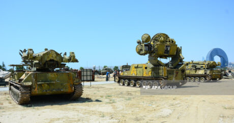 Xocalıda aşkarlanan raket tuşlama stansiyası “Hərbi Qənimətlər Parkı”nda – FOTOLAR