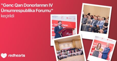 “Gənc Qan Donorlarının IV Ümumrespublika Forumu” baş tutub