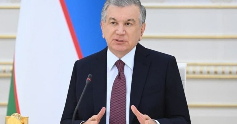 Şavkat Mirziyoyev Azərbaycana gəldi