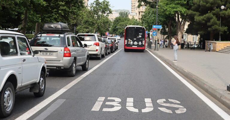 Bakıda 160 km uzunluğunda yeni avtobus zolaqları çəkiləcək