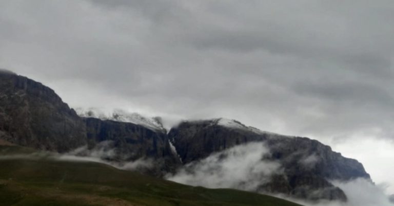 Şahdağa qar yağdı – FOTO