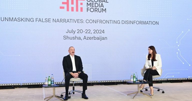 Prezident Şuşada 2-ci Qlobal Media Forumunda çıxış etdi – YENİLƏNDİ / TAM MƏTN